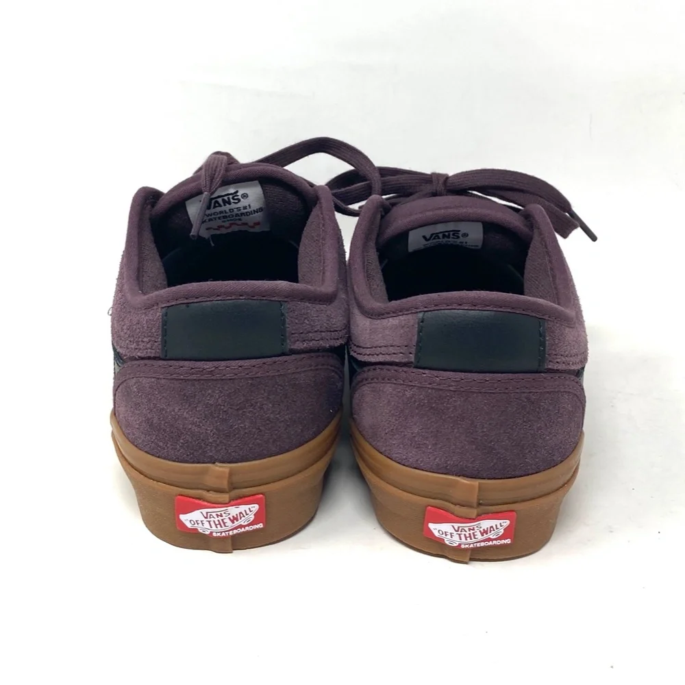 VANS Chukka Low Sidestripe Canvas Suede Wine Gum Women's Shoes Skate VN0A5KQZK10 - Picture 7 of 10